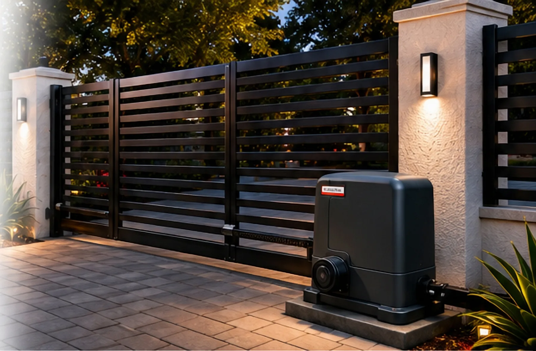 Gate automation installed by Payless Fence Repair in Los Angeles
