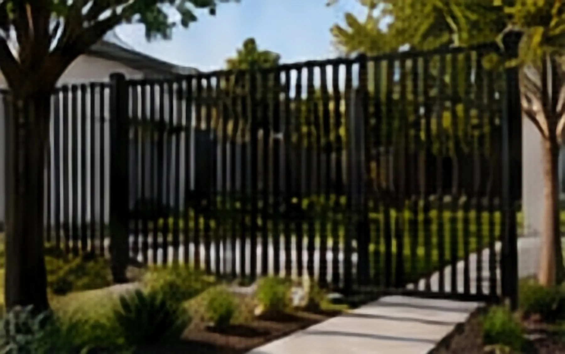 Vertical Metal Fence
