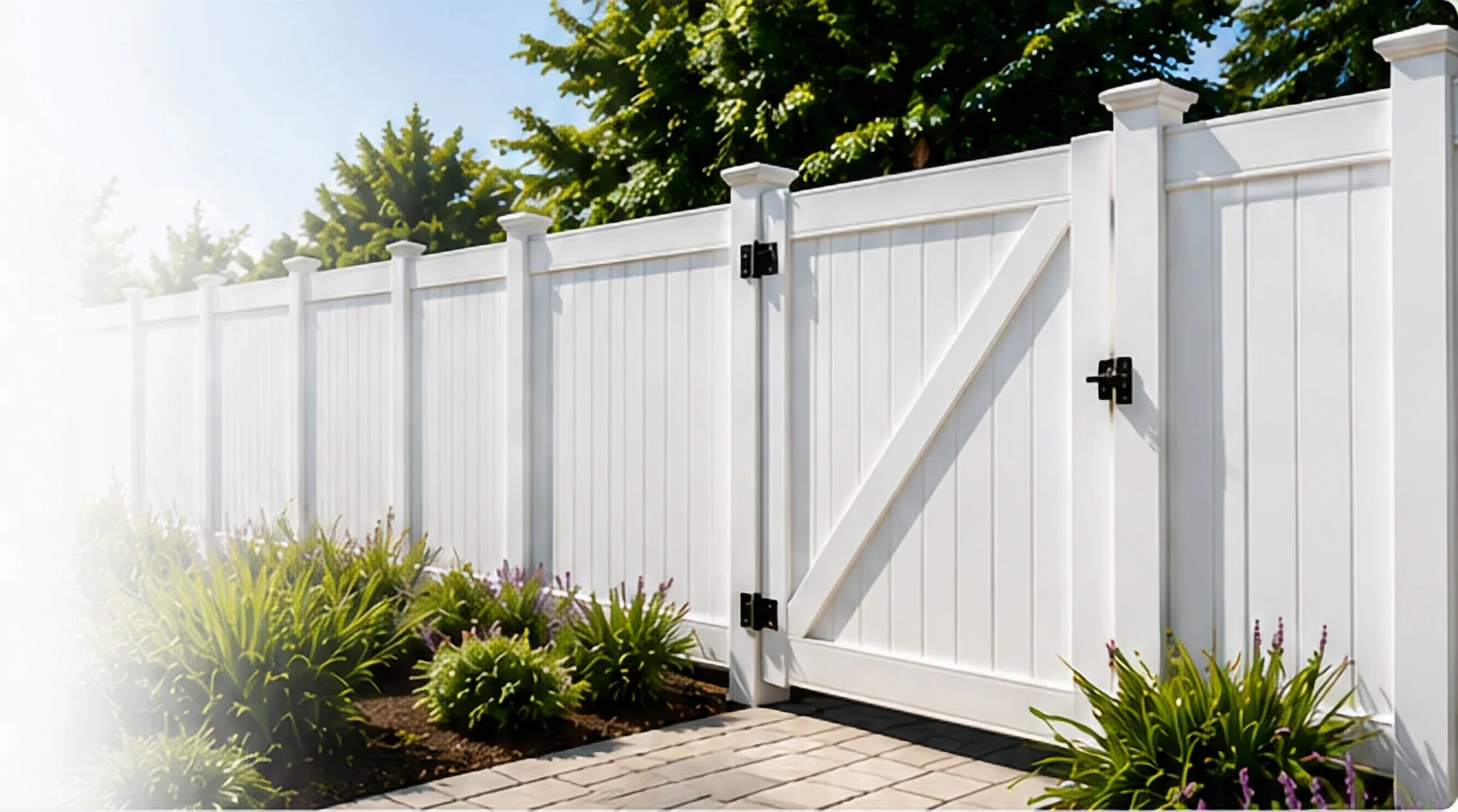 PVC fence installed by Payless Fence Repair in Los Angeles